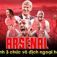 Hành trình 3 chức vô địch ngoại hạng Anh của Arsenal: Bất khả chiến bại